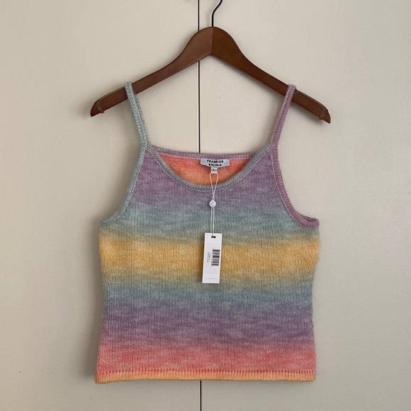 Frankies Bikinis Courtney Knit Scoop Tank